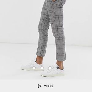 River Island unisex plaid pant 34 x30